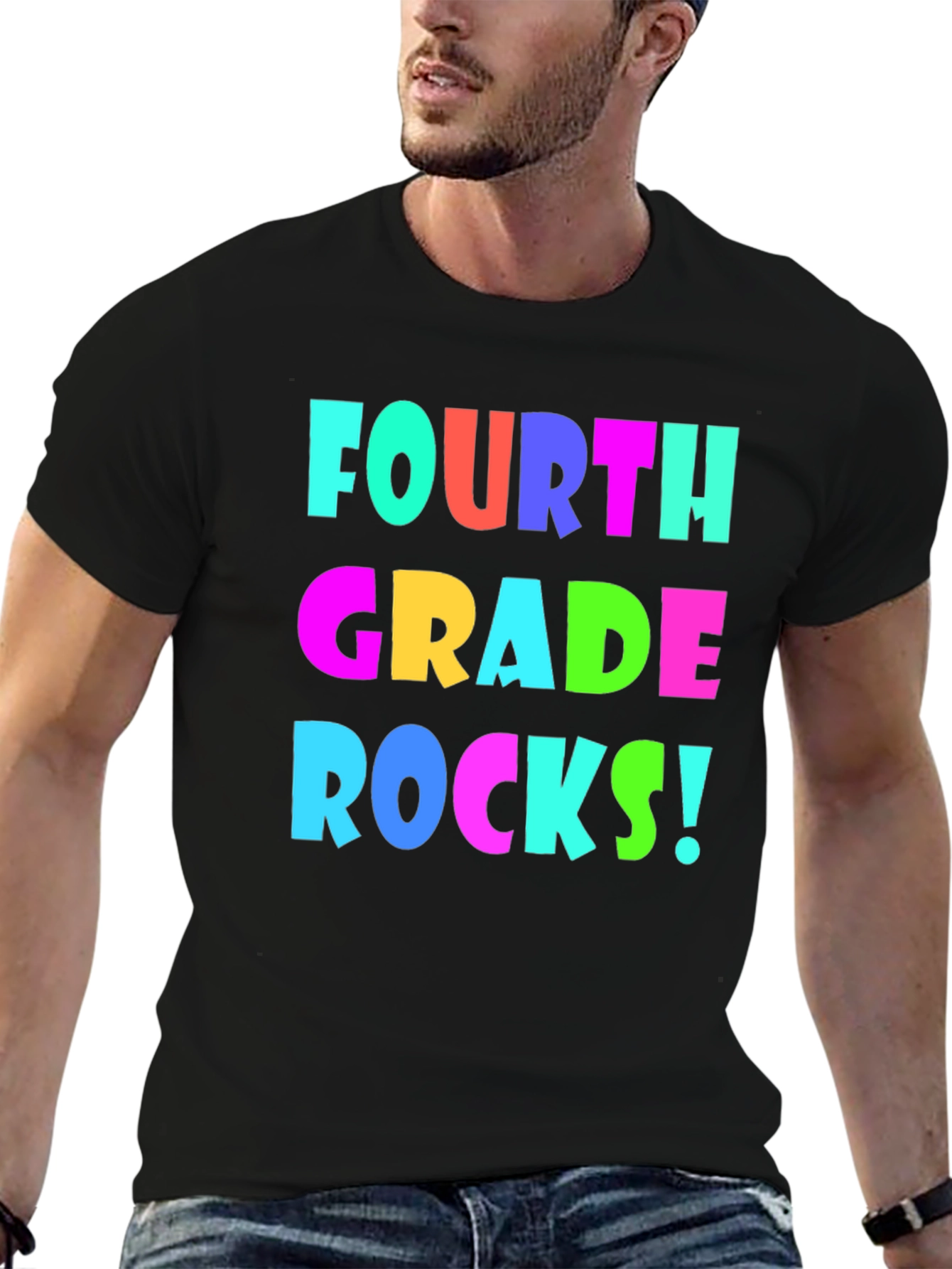 Fourth Grade Rocks! Graphic Tee