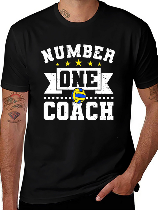 Number One Coach Volleyball T-Shirt