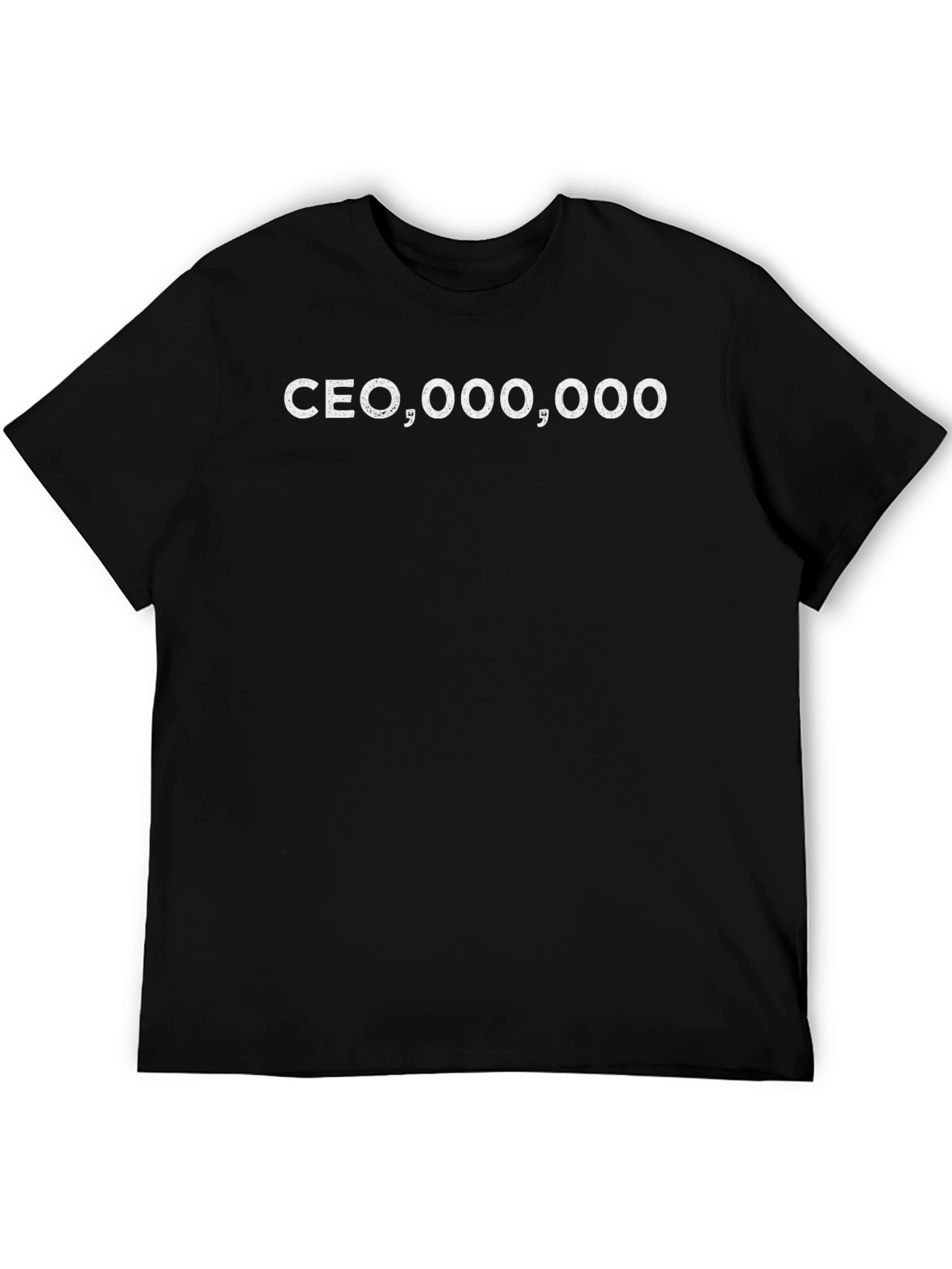 CEO Millionaire T-Shirt - Black Crew Neck Tee
