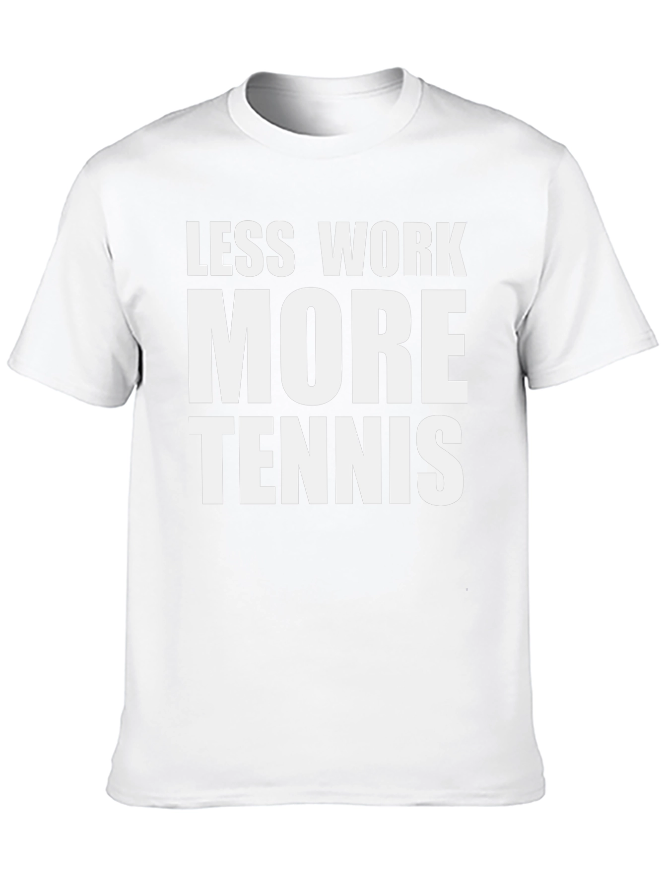 Less Work More Tennis Graphic Tee