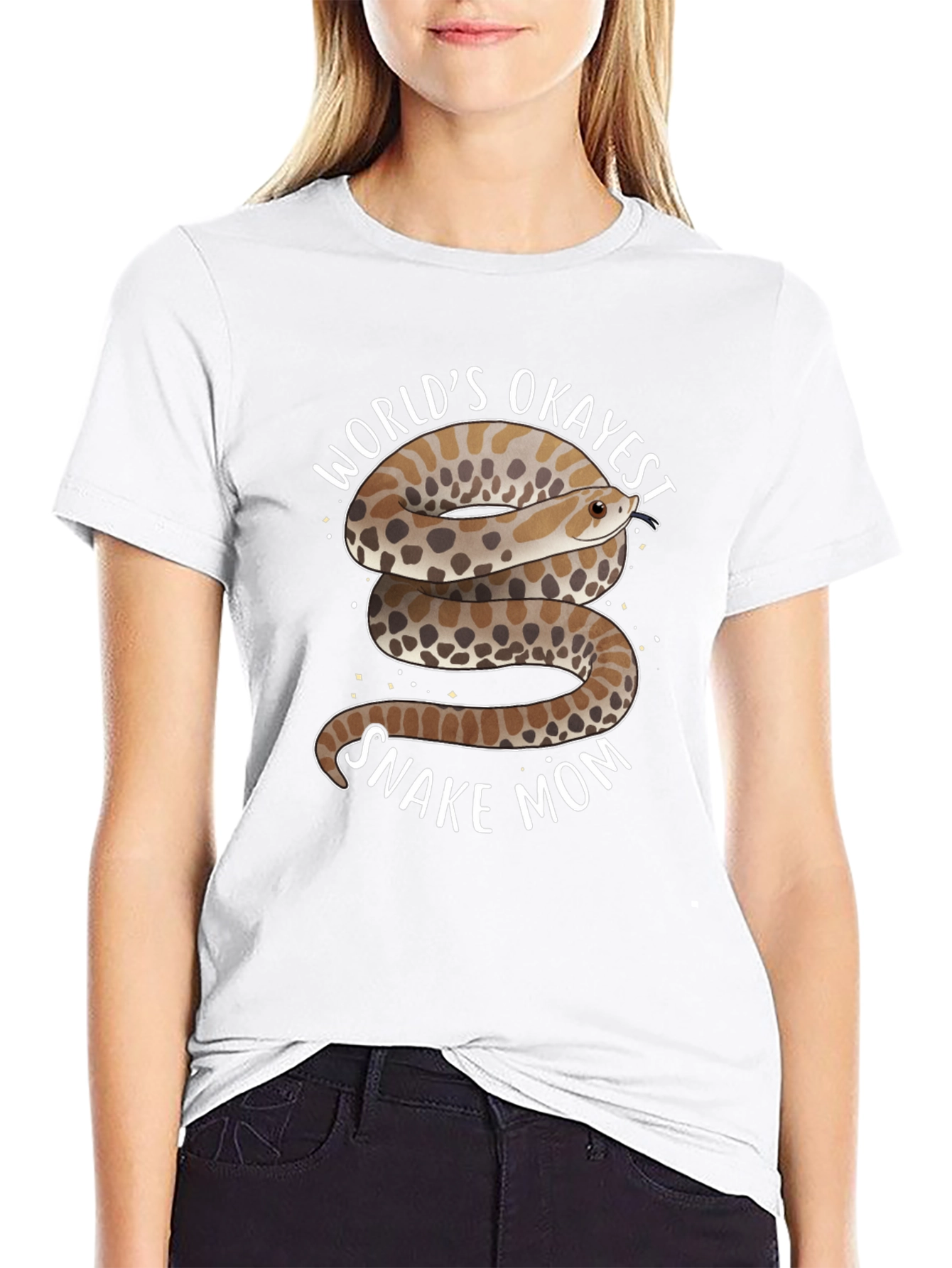 Worlds Okayest Snake Mom T-Shirt