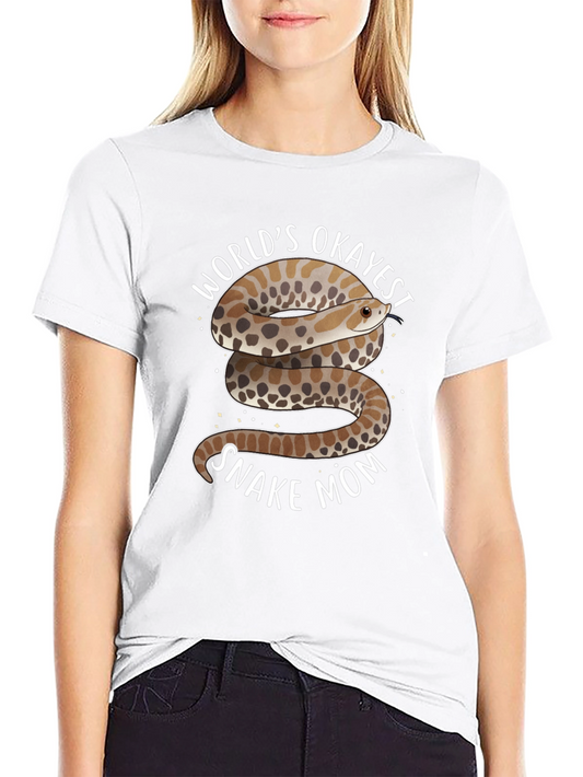 Worlds Okayest Snake Mom T-Shirt