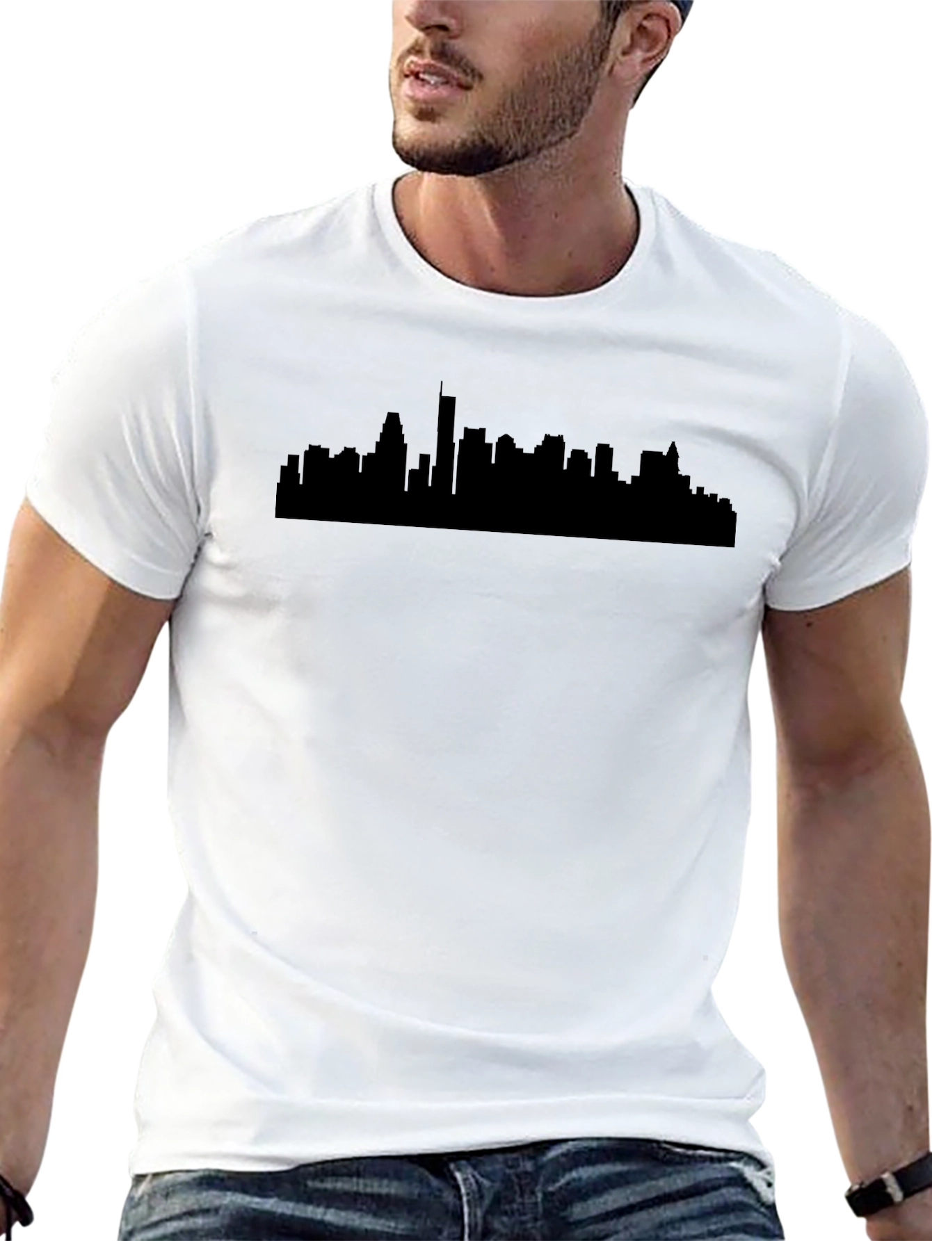 City Skyline Graphic Tee - Urban Style