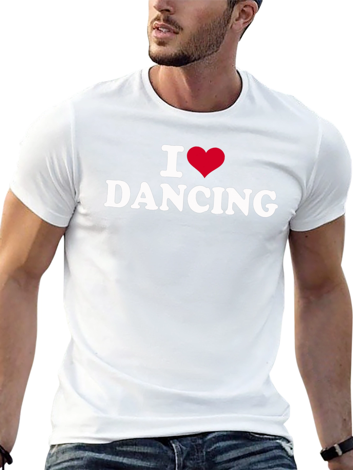 I Heart Dancing Graphic T-Shirt - Black
