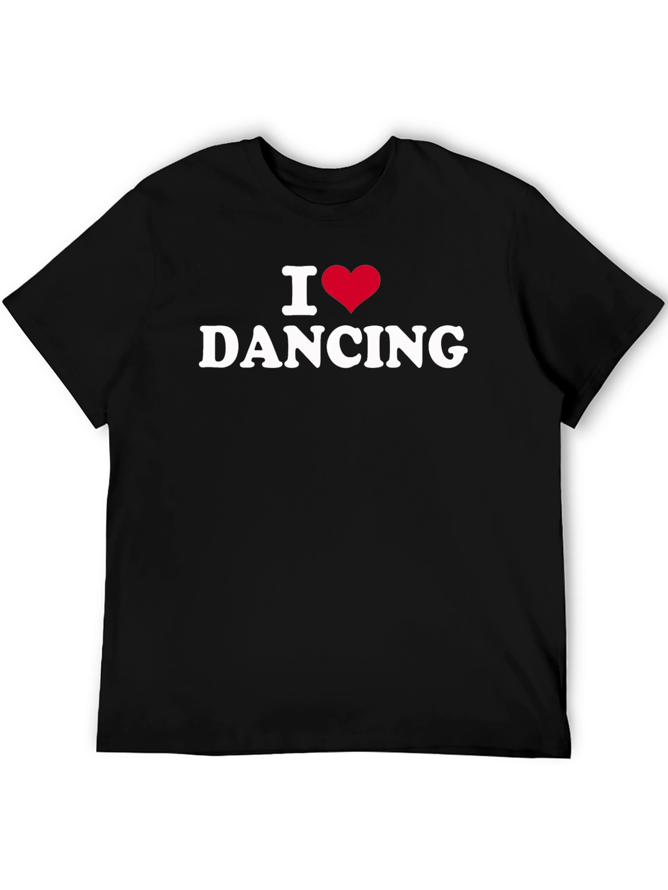I Heart Dancing Graphic T-Shirt - Black