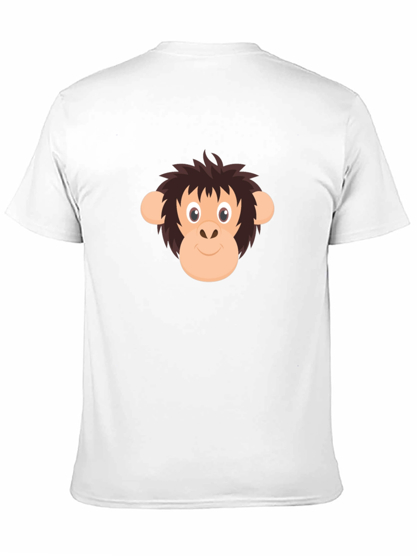 Funny Monkey Graphic Tee - Black Cotton T-Shirt