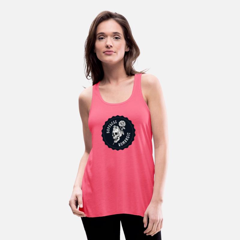 Dark Navy Illustrated Skull Hopeless Romantic