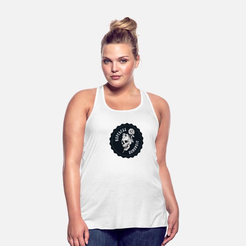 Dark Navy Illustrated Skull Hopeless Romantic