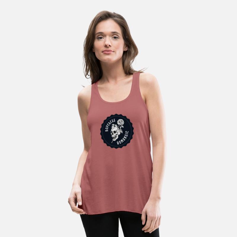 Dark Navy Illustrated Skull Hopeless Romantic