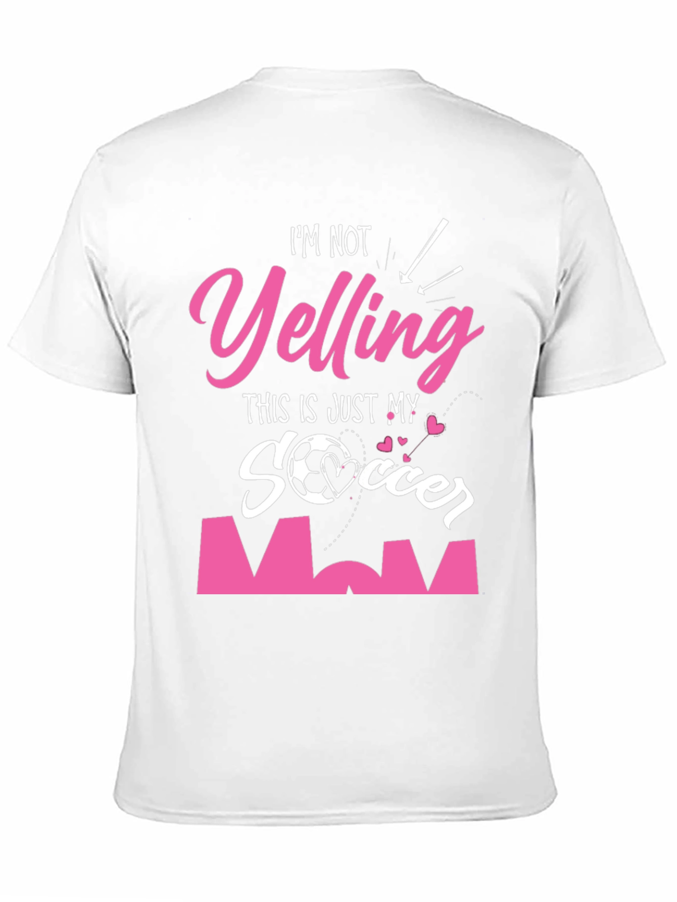 Soccer Mom Graphic Tee - Im Not Yelling