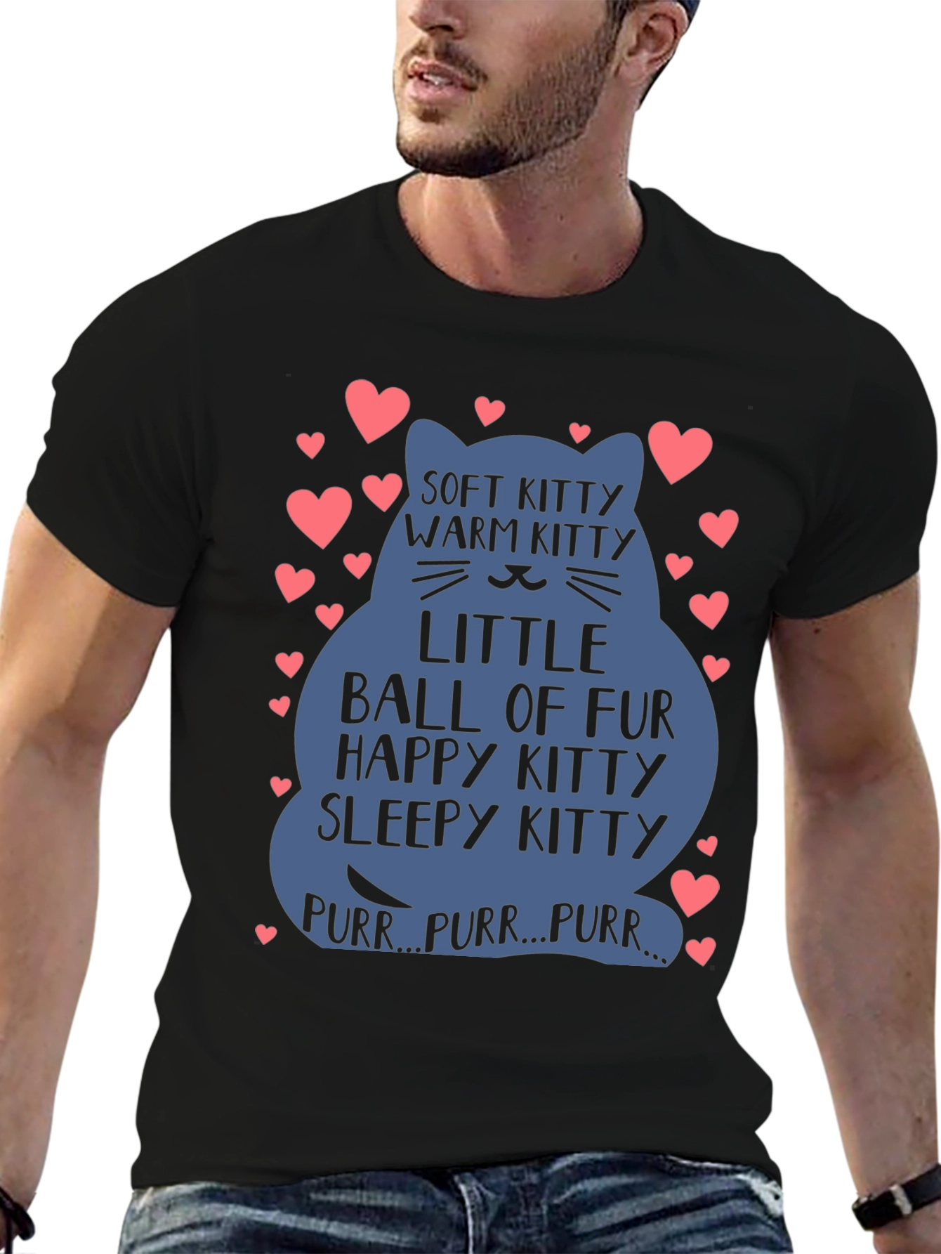 Soft Kitty Cat Lover T-Shirt
