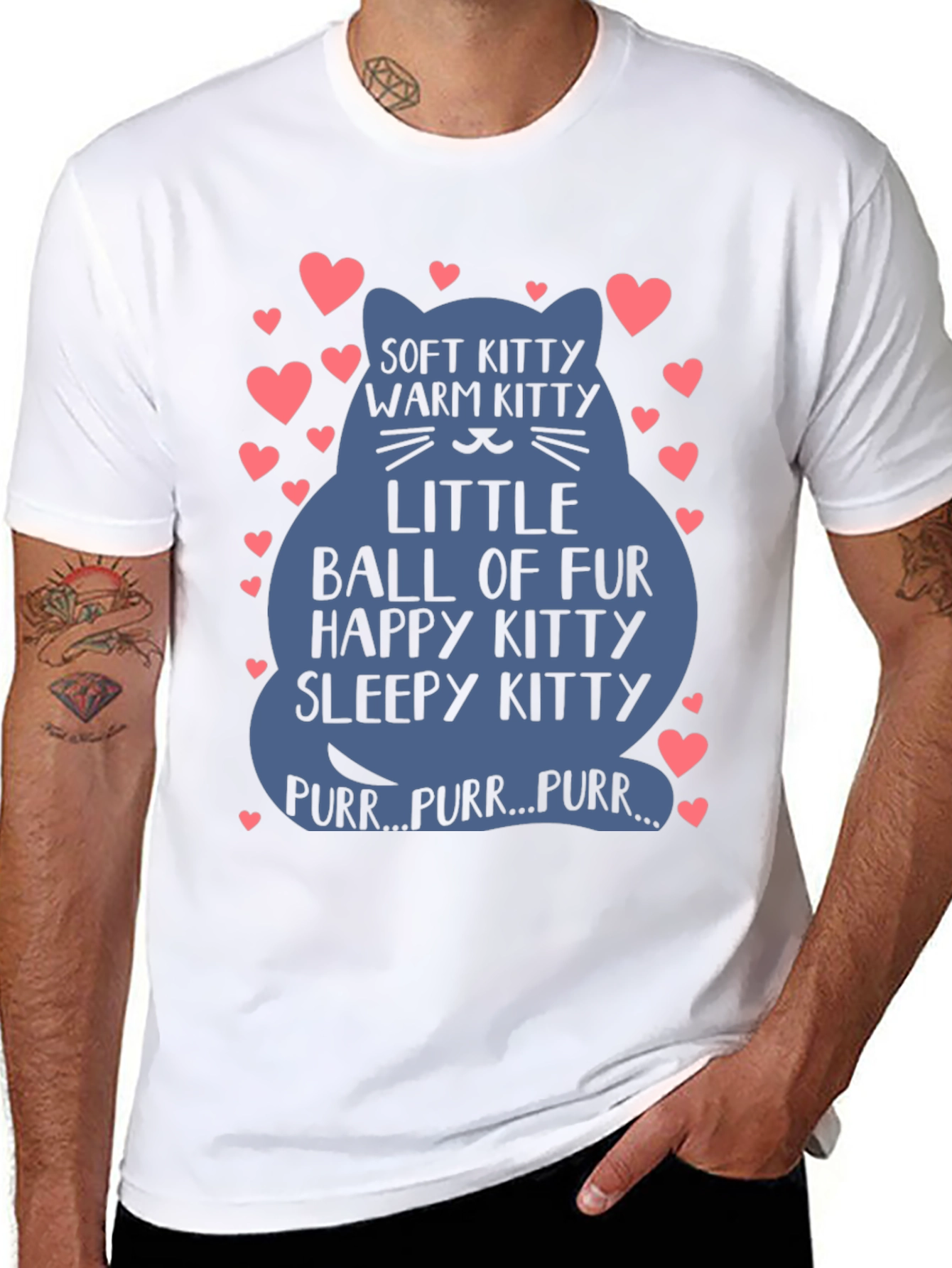 Soft Kitty Cat Lover T-Shirt