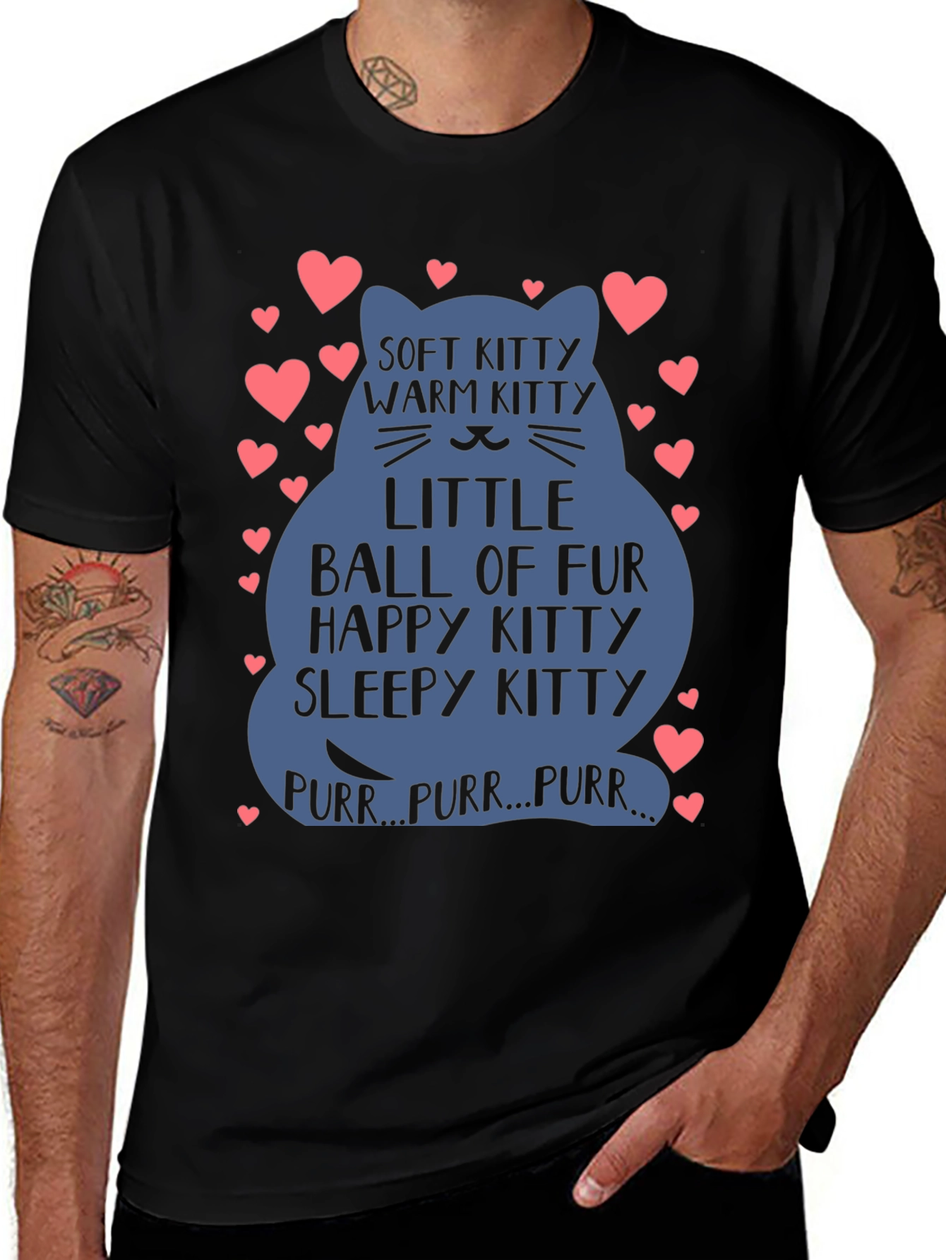 Soft Kitty Cat Lover T-Shirt