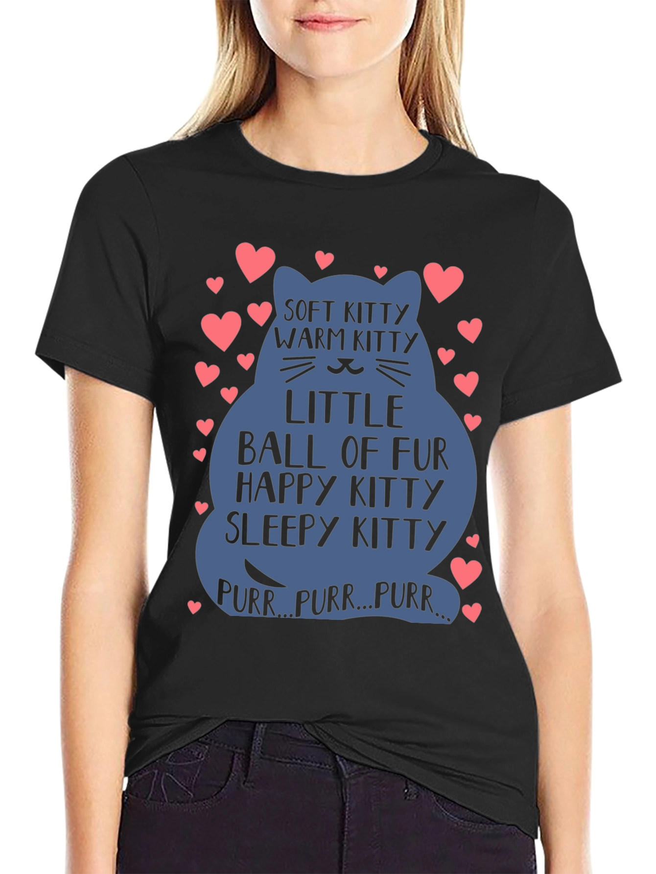 Soft Kitty Cat Lover T-Shirt