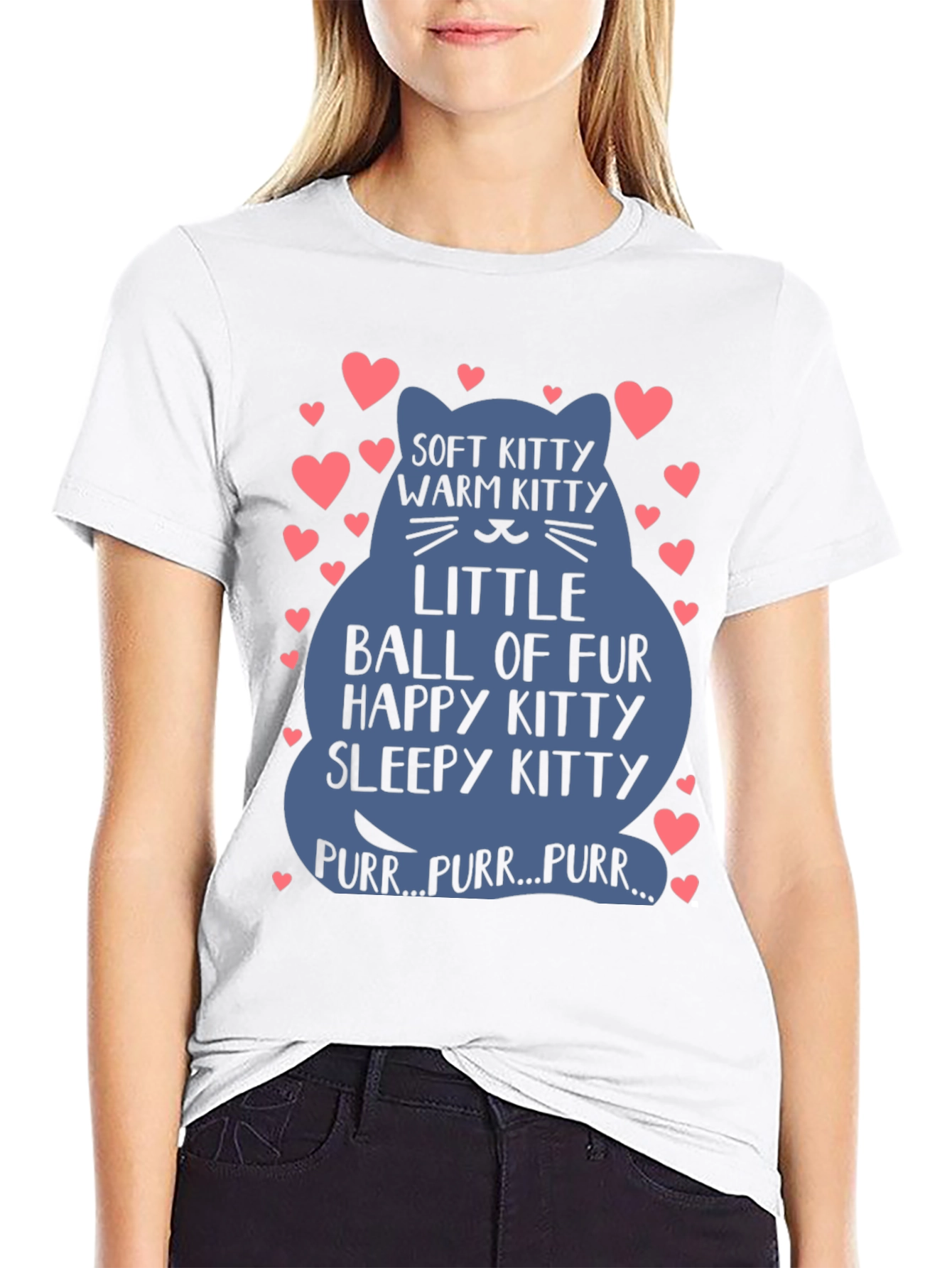 Soft Kitty Cat Lover T-Shirt