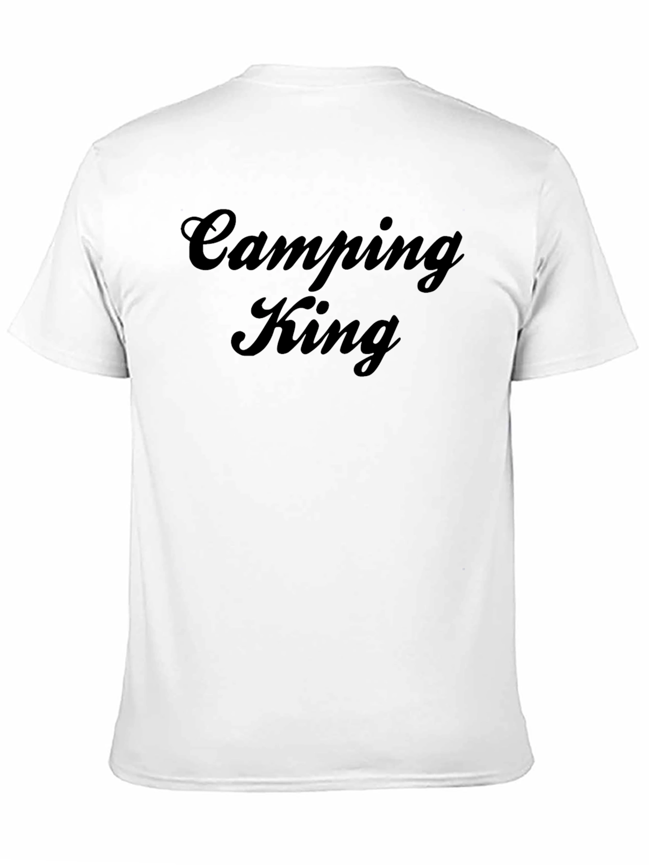 Camping King Graphic T-Shirt - Black
