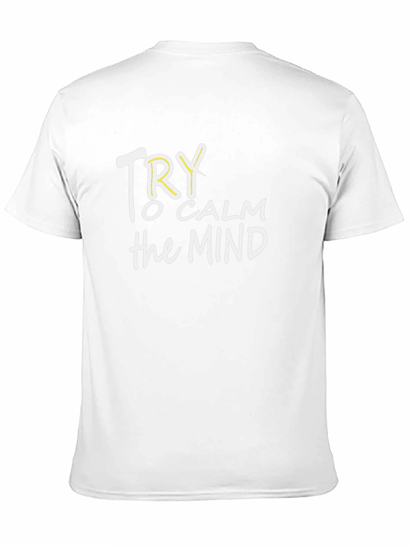 Try to Calm the Mind Black T-Shirt
