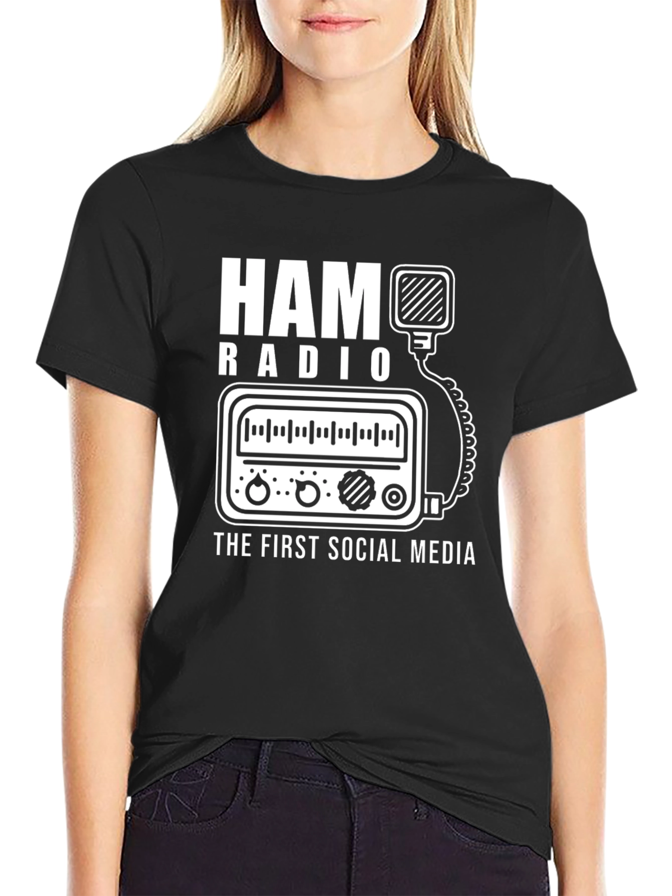 Ham Radio The First Social Media T-Shirt