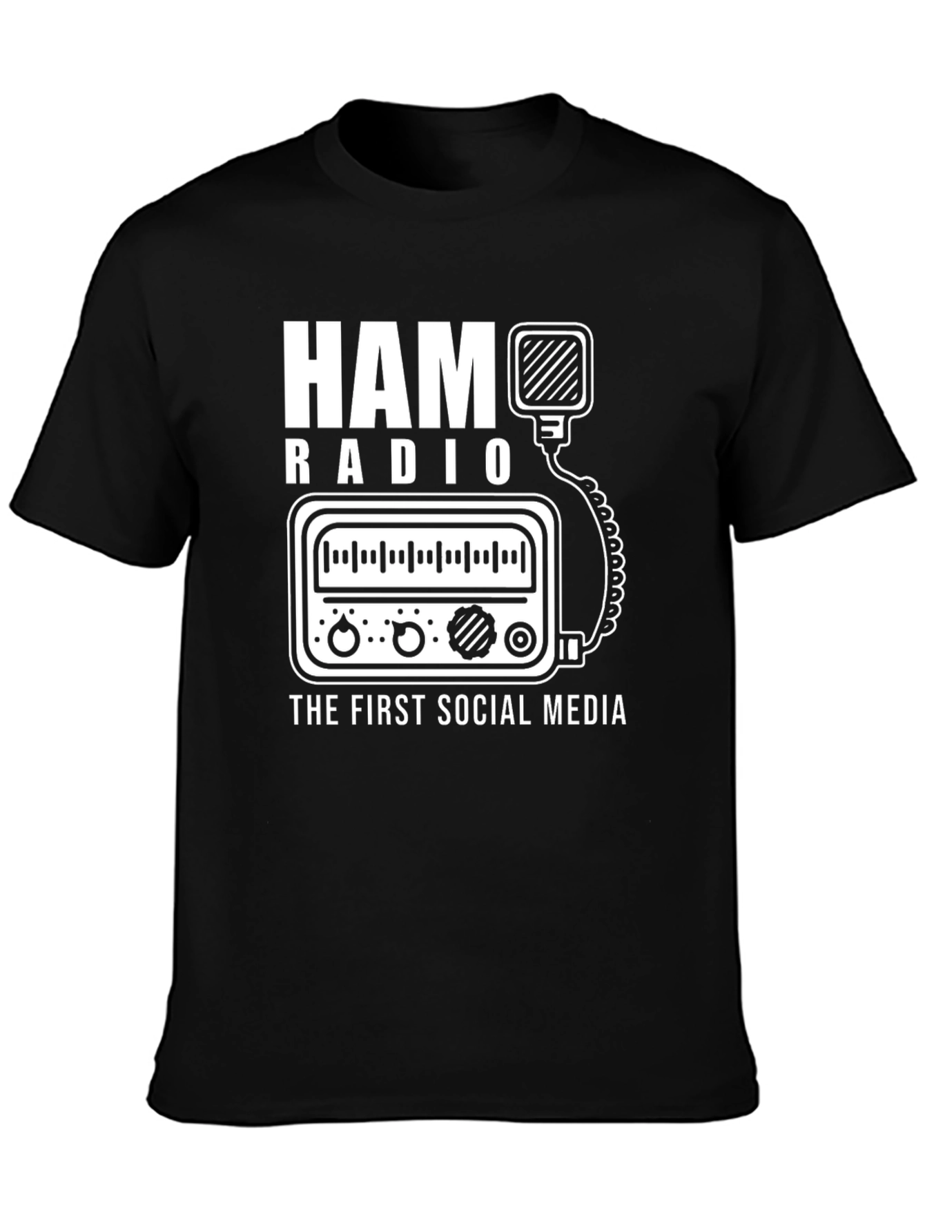Ham Radio The First Social Media T-Shirt