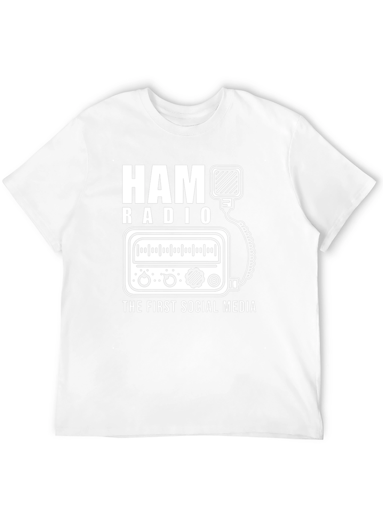Ham Radio The First Social Media T-Shirt