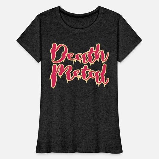 Death Metal Wave Typography Style