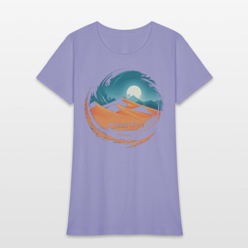 Desert Caravan Sunset Journey