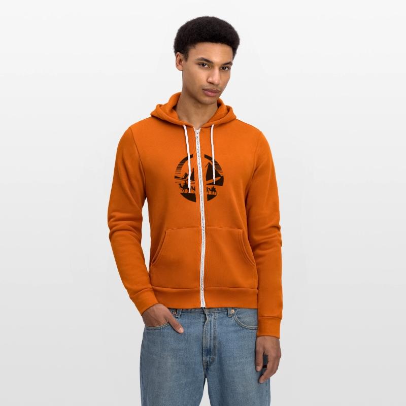 Desert Caravan With Pyramids In The Background