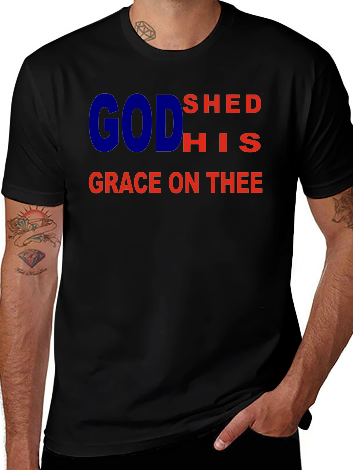 God Shed His Grace On Thee Graphic T-Shirt