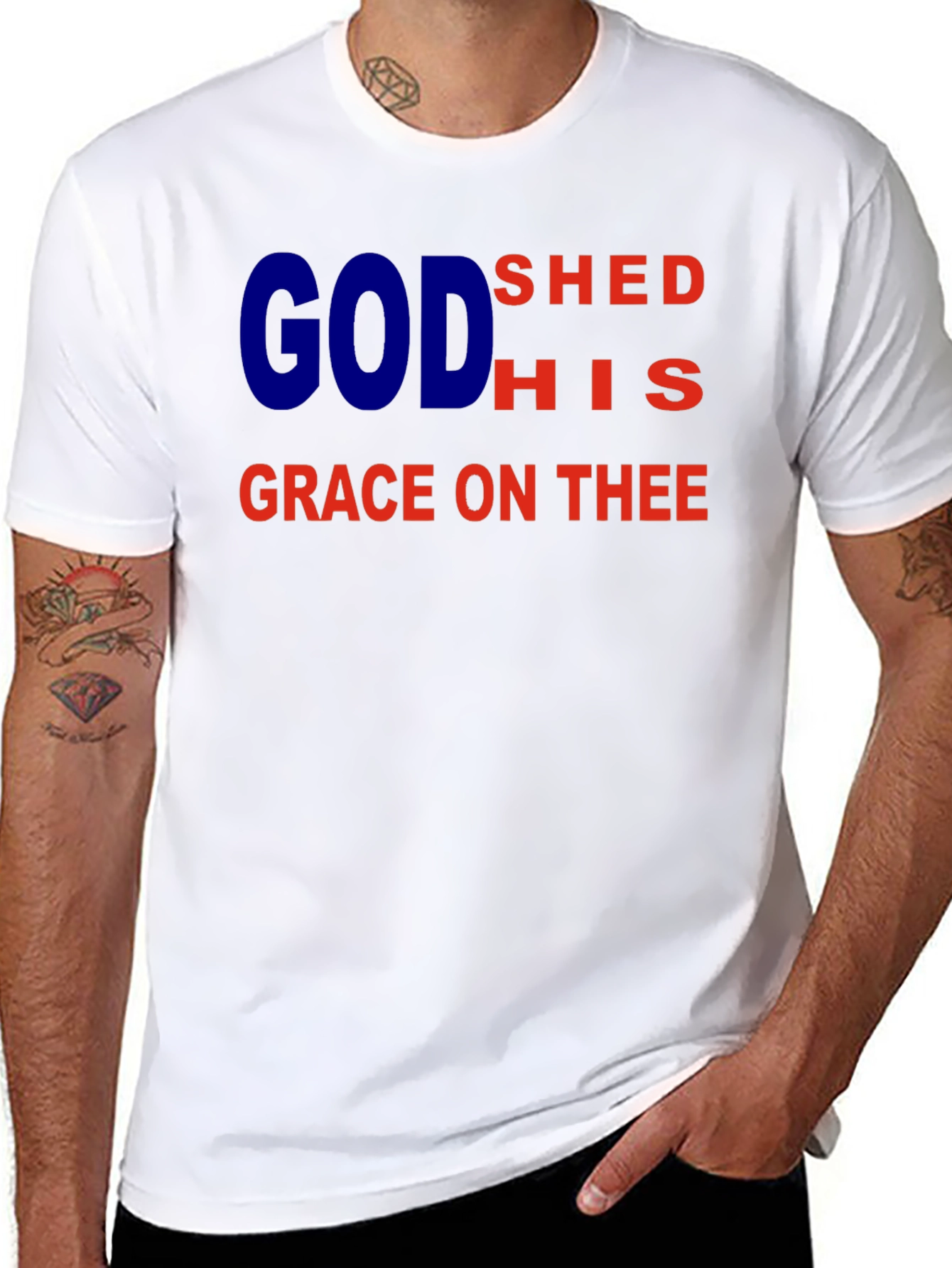 God Shed His Grace On Thee Graphic T-Shirt