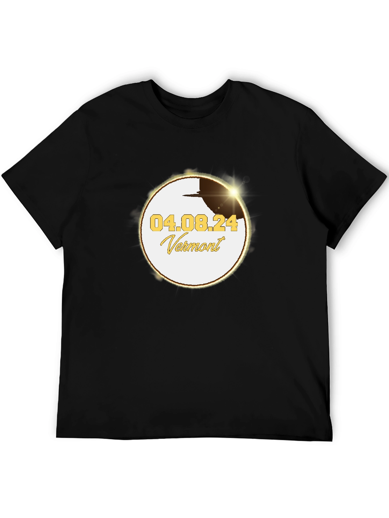 Total Solar Eclipse Vermont April 8 2024 T-Shirt