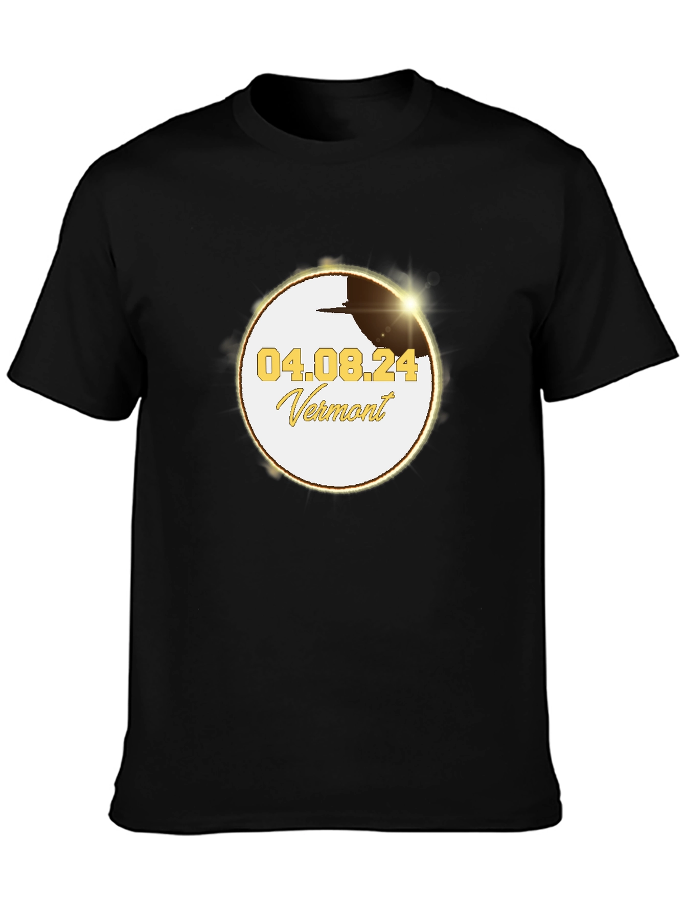Total Solar Eclipse Vermont April 8 2024 T-Shirt