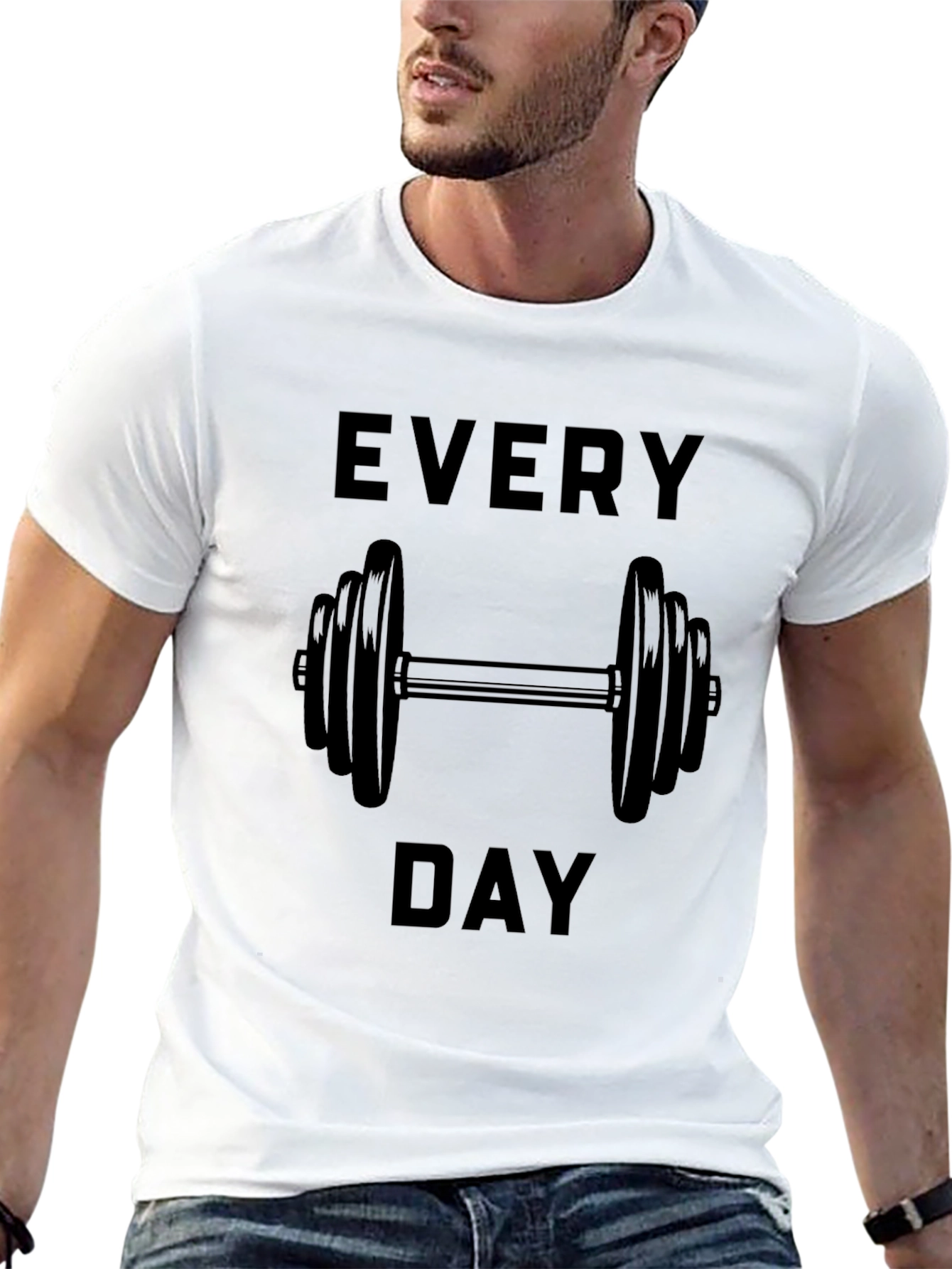 Every Day Workout T-Shirt - Black Gym Tee