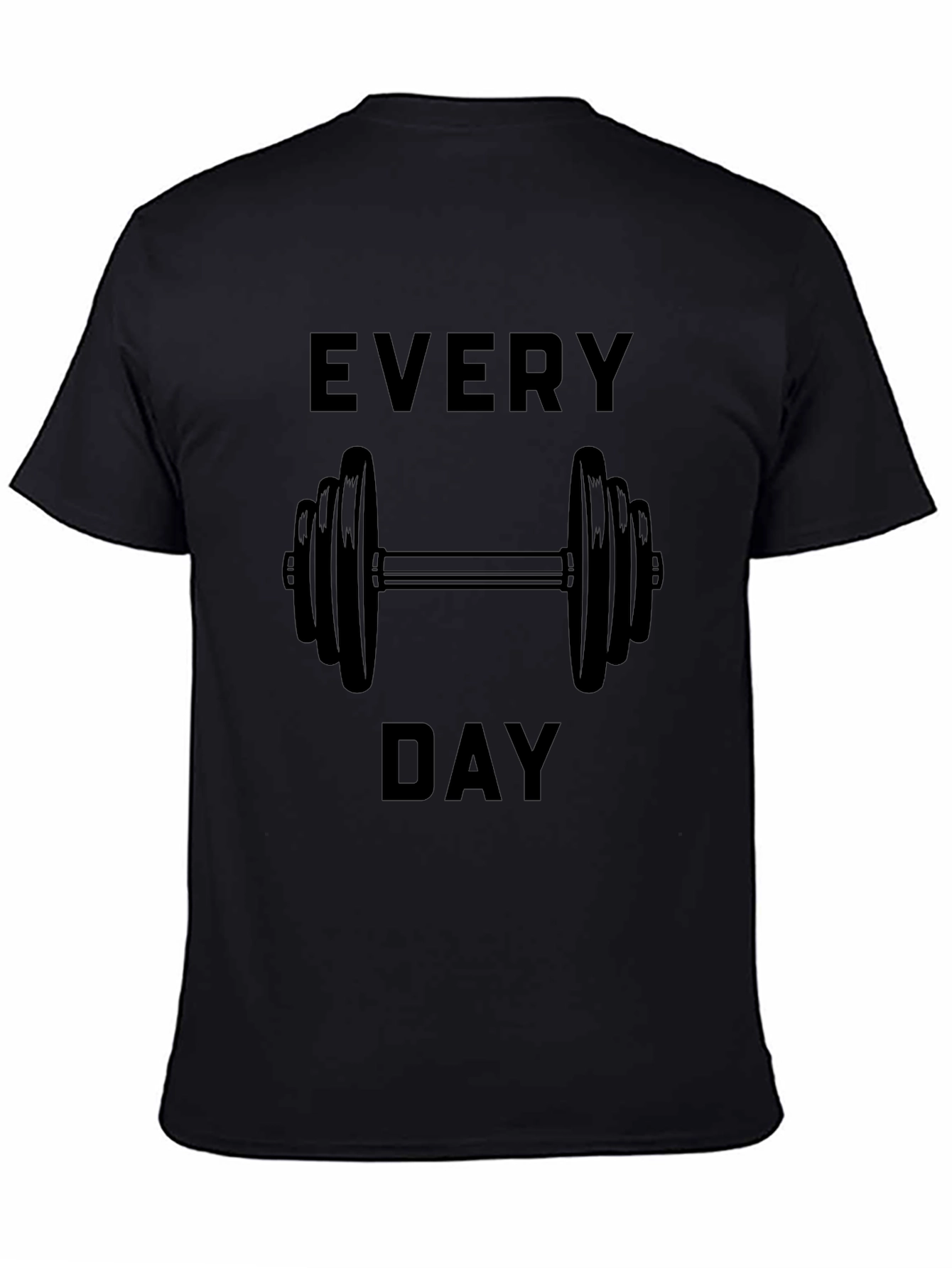 Every Day Workout T-Shirt - Black Gym Tee