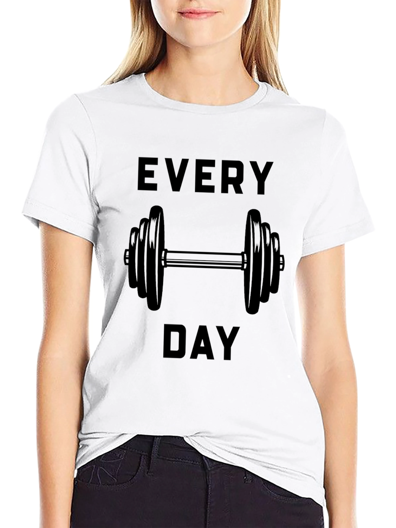 Every Day Workout T-Shirt - Black Gym Tee