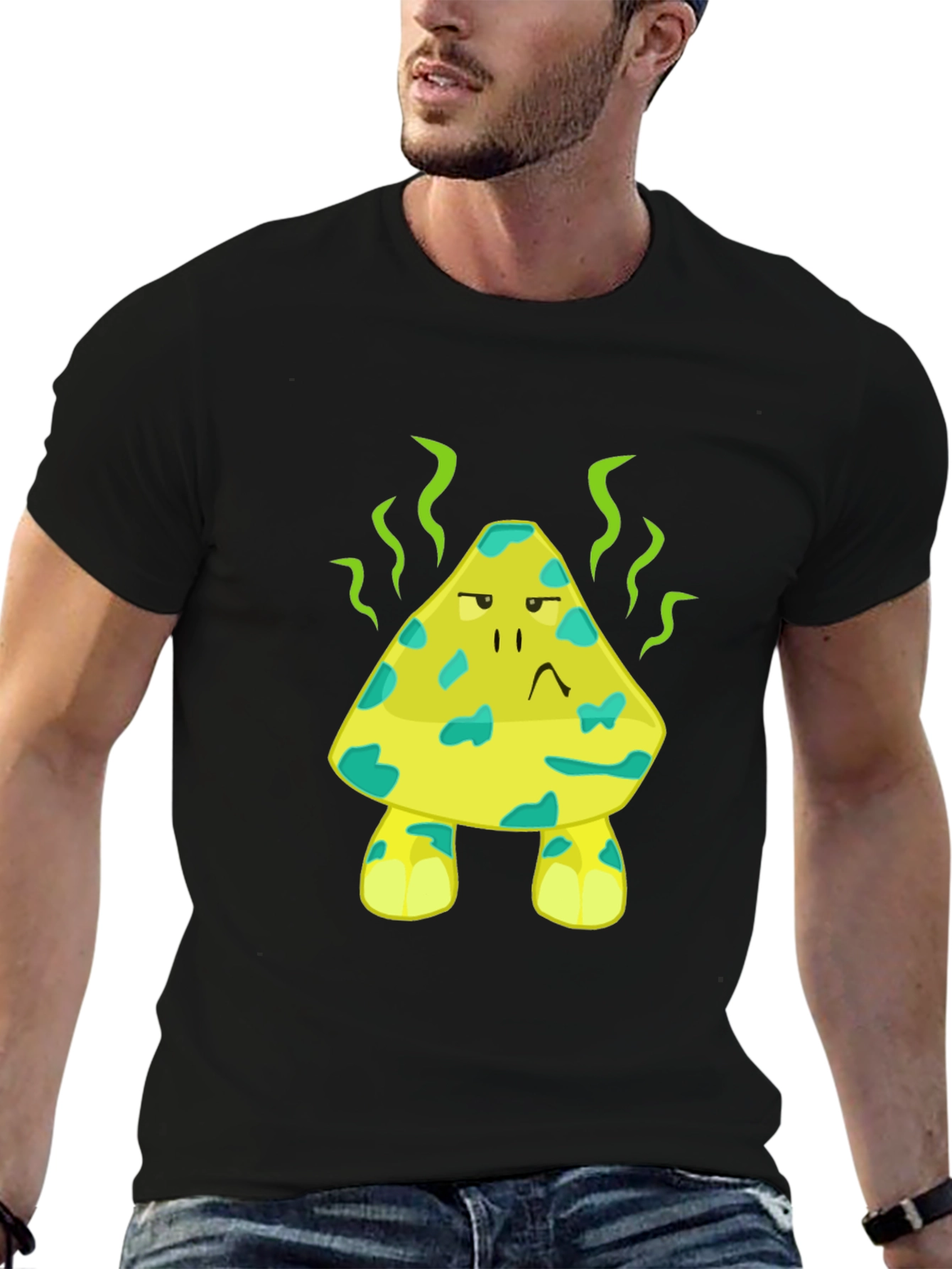 Stinky Cheese Cartoon Graphic Novelty T-Shirt