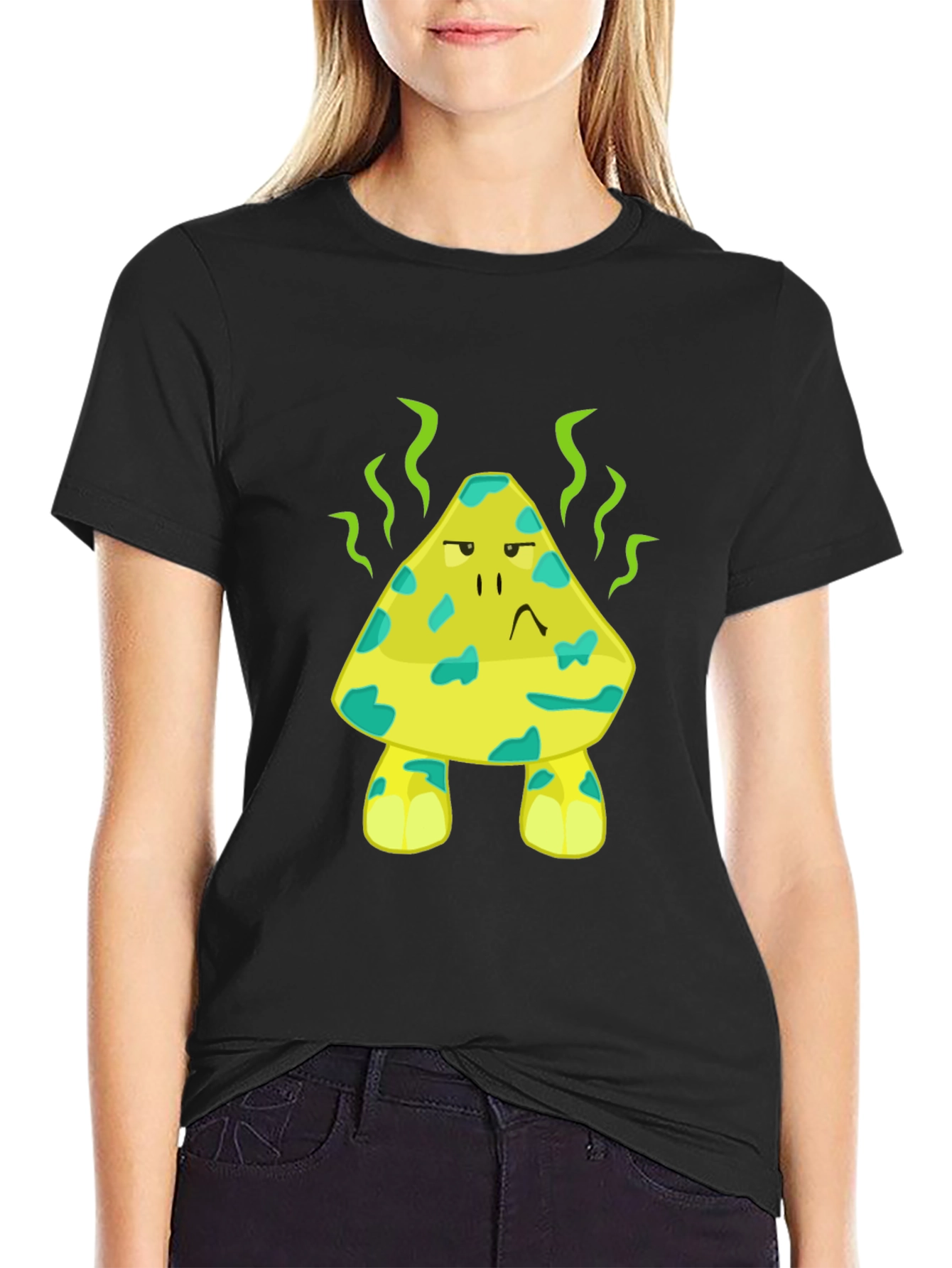 Stinky Cheese Cartoon Graphic Novelty T-Shirt