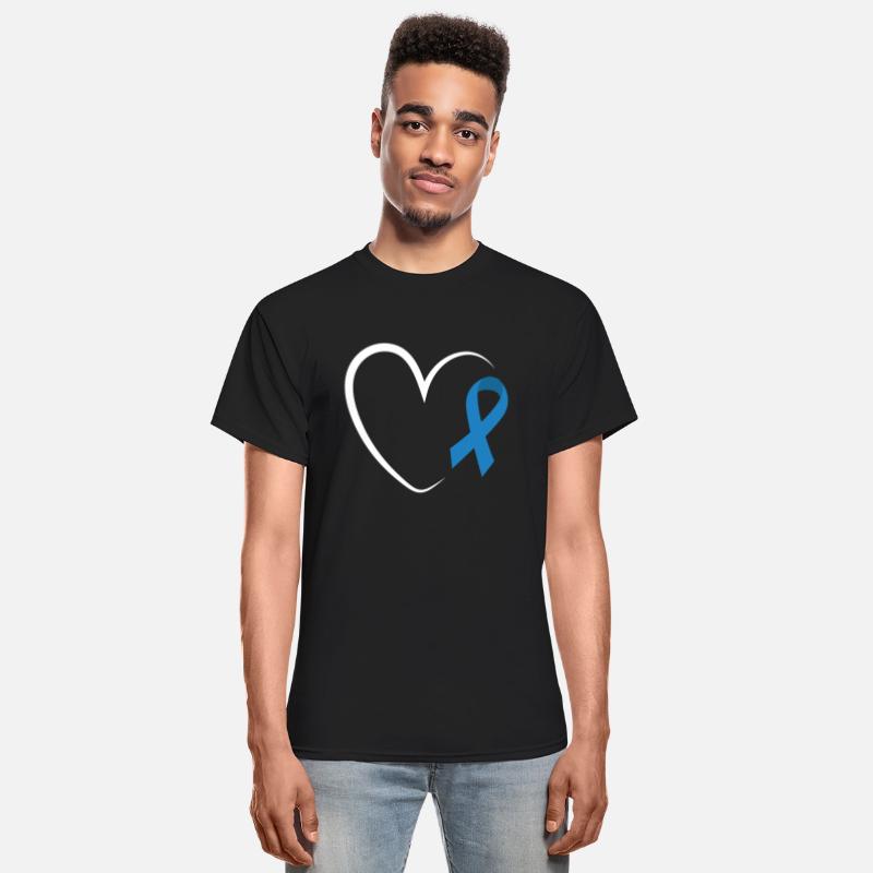 Diabetes Awareness Heart Blue Ribbon