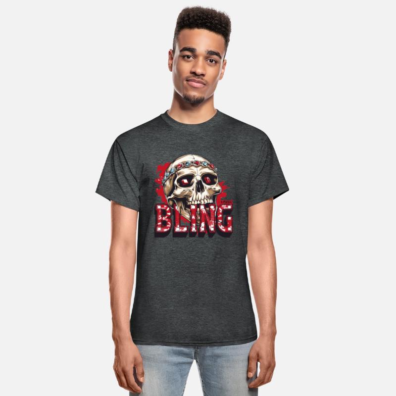 Diamond and Ruby Bling Skull