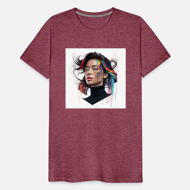 Digital Art Of An Asian Model