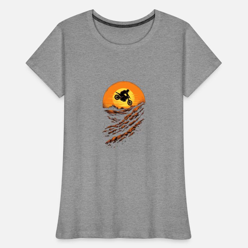 Dirt Bike Jumping Dirt Mound Motorcycle Biker