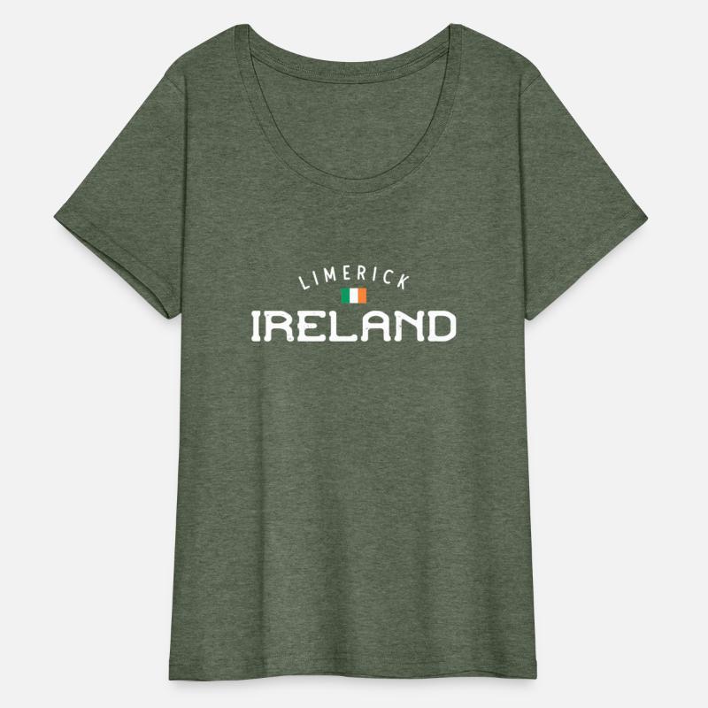 Distressed Limerick Ireland With Irish Flag