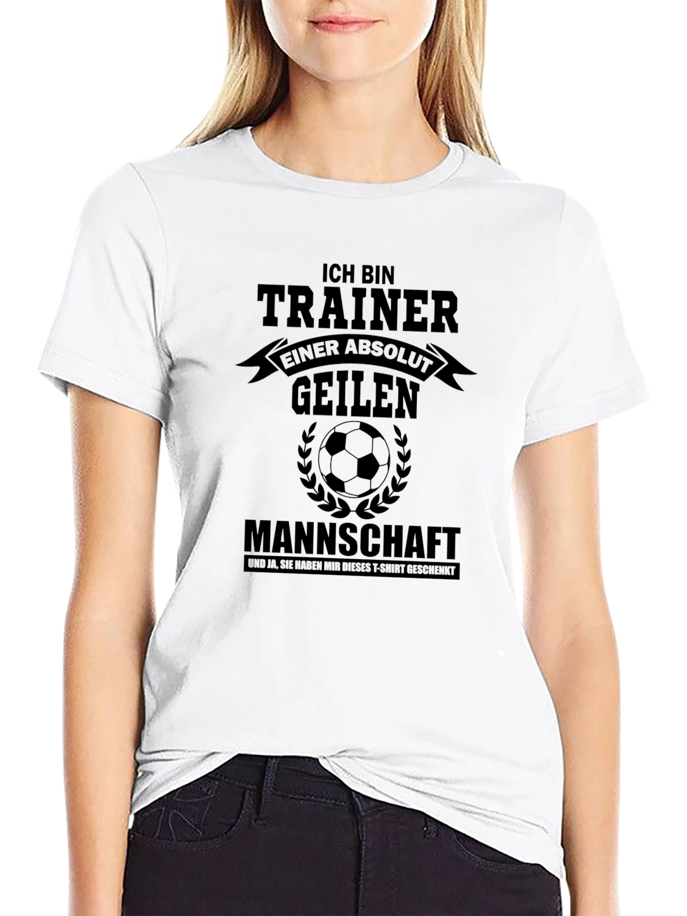 Soccer Trainer T-Shirt - Funny German Slogan