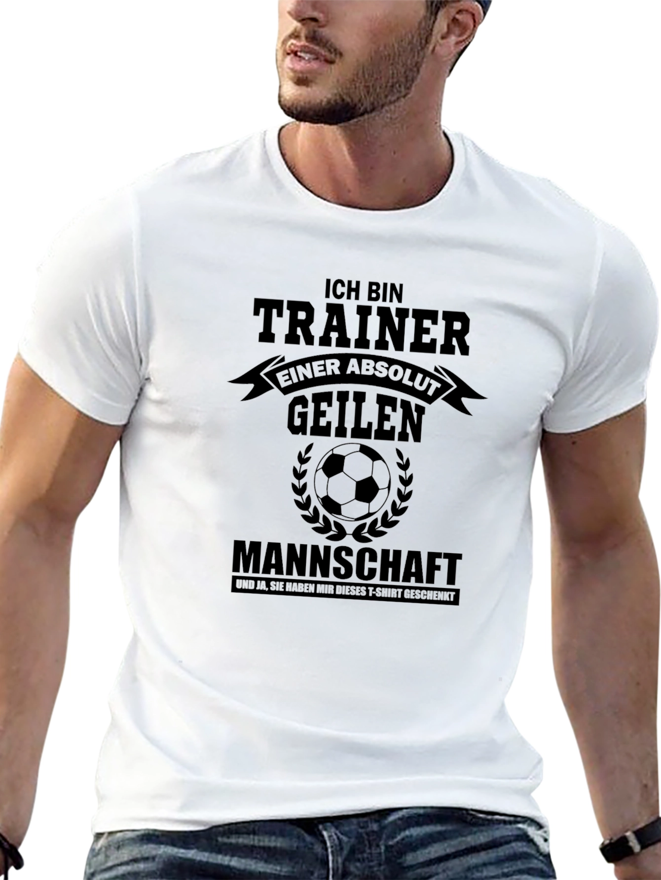 Soccer Trainer T-Shirt - Funny German Slogan