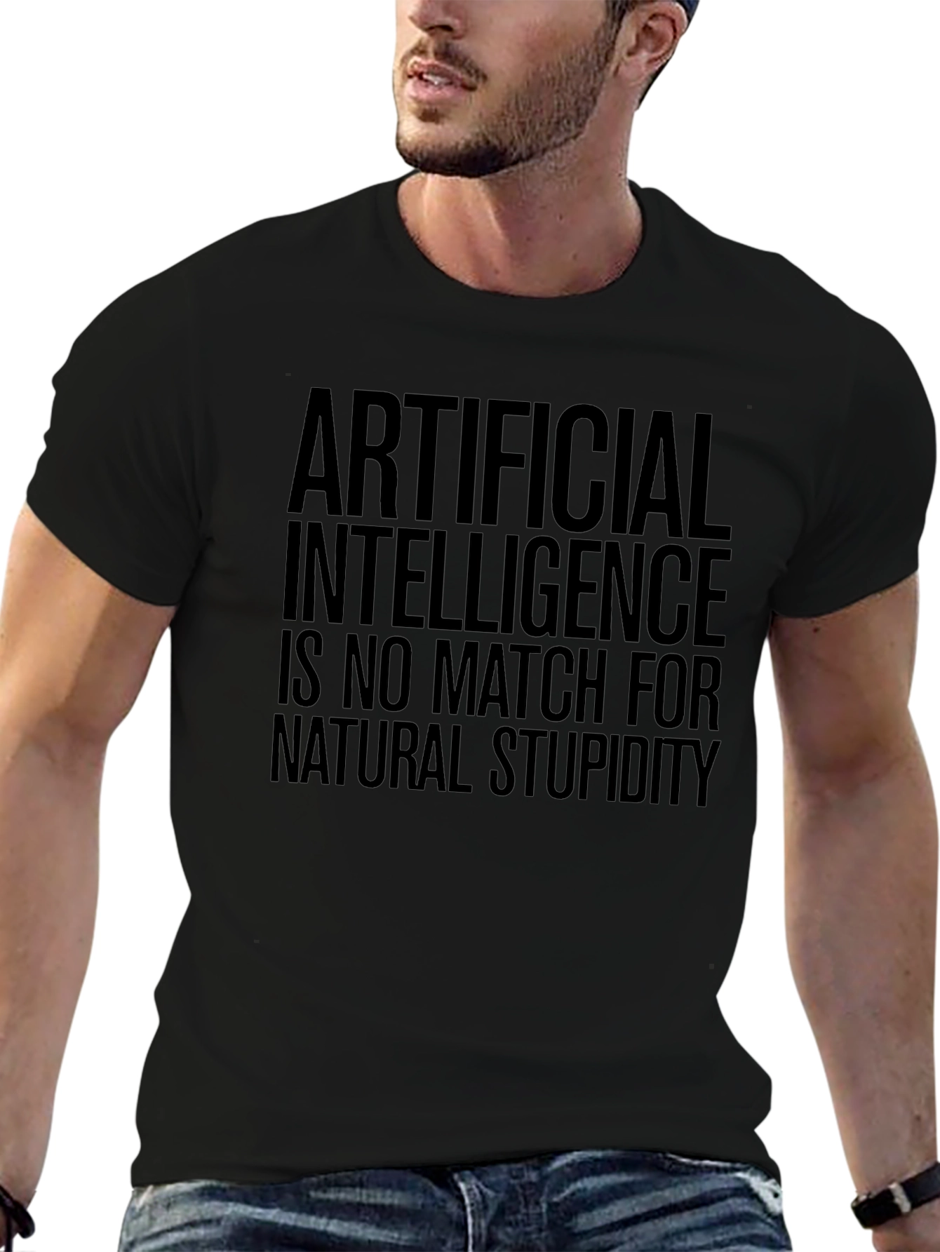 Artificial Intelligence vs Natural Stupidity Tee