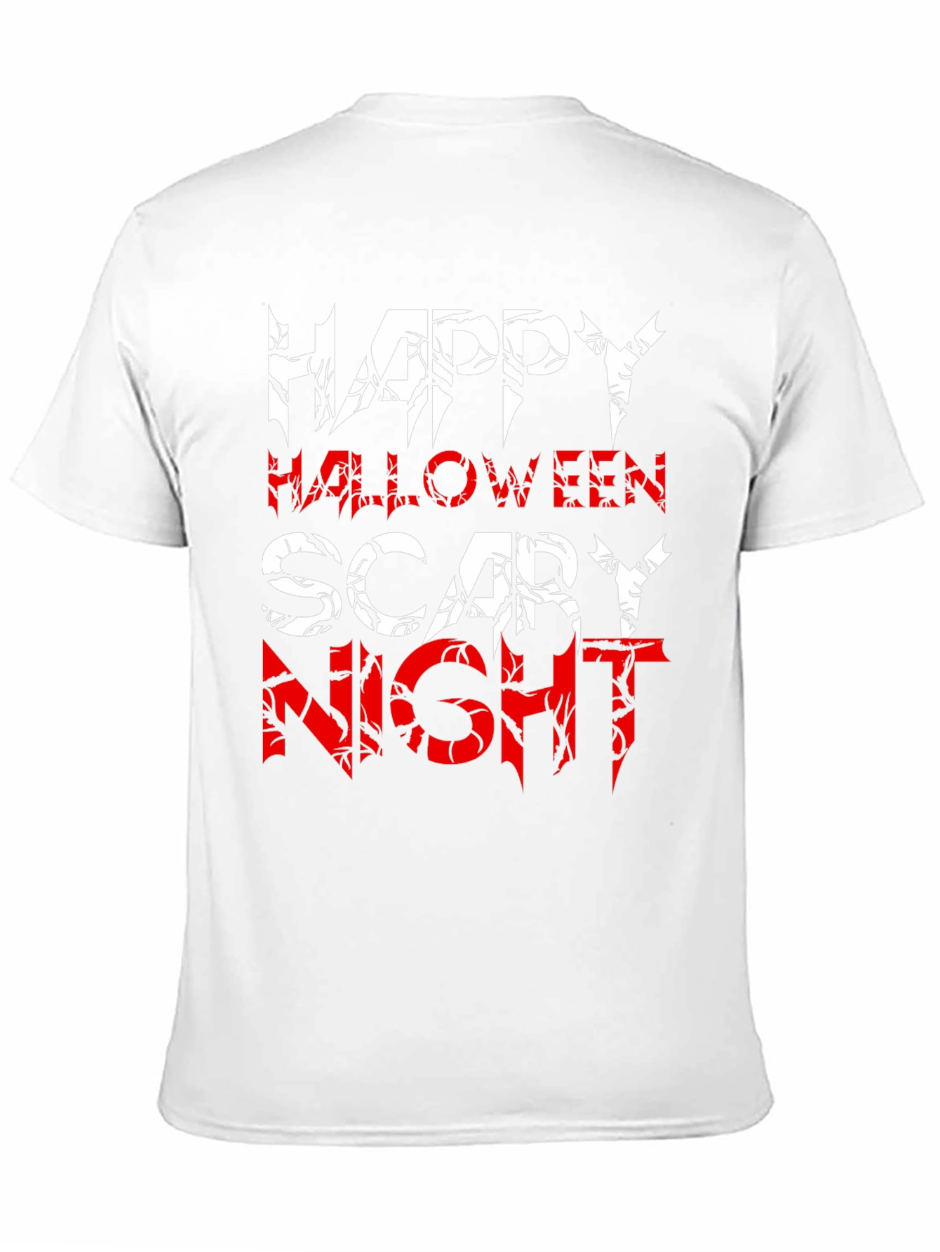 Happy Halloween Scary Night Black T-Shirt