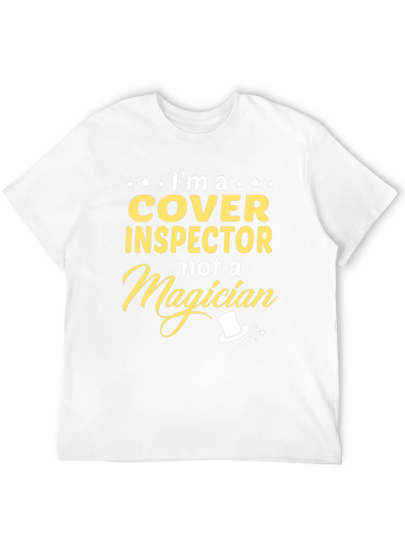 Cover Inspector T-Shirt Funny Job Gift Tee
