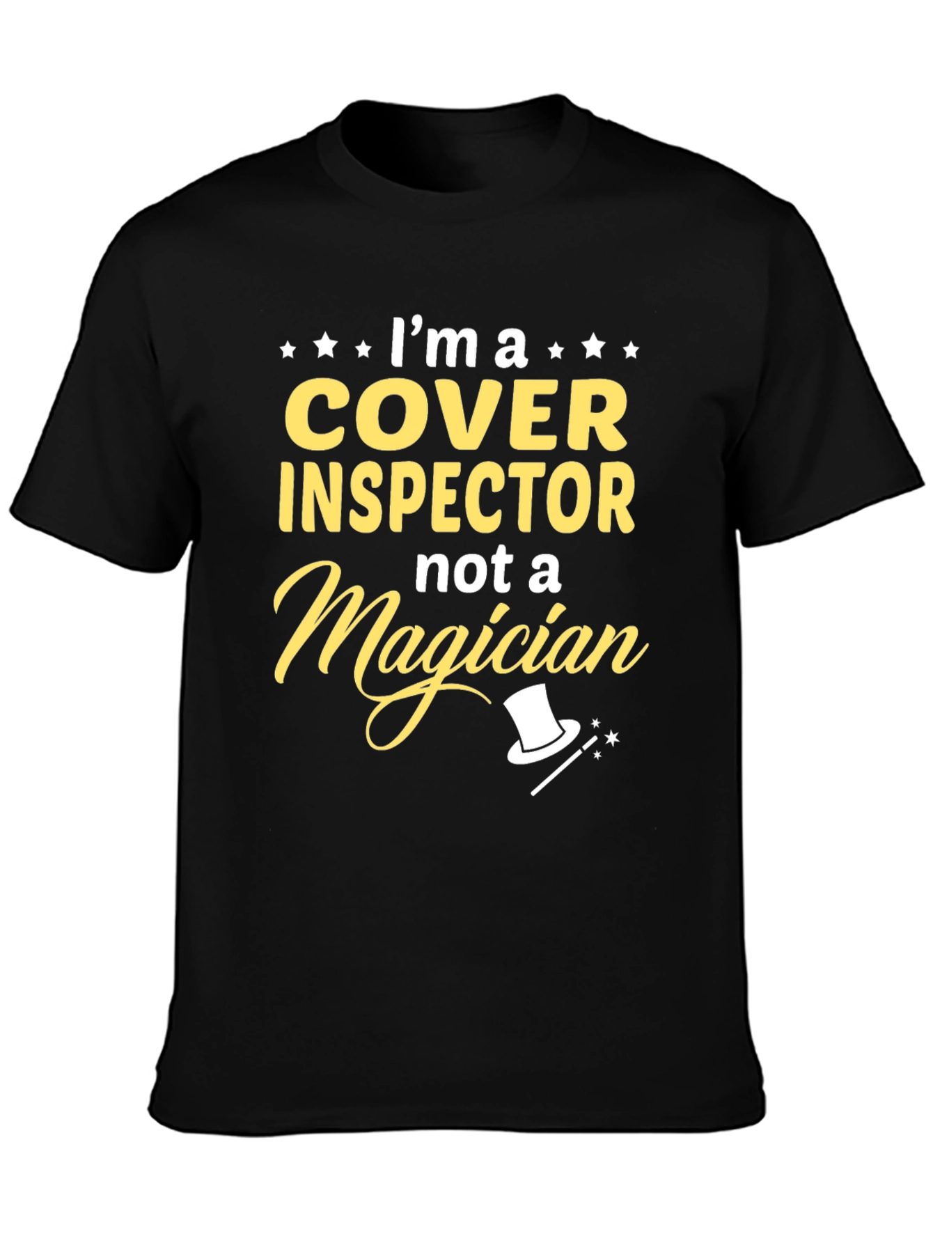 Cover Inspector T-Shirt Funny Job Gift Tee