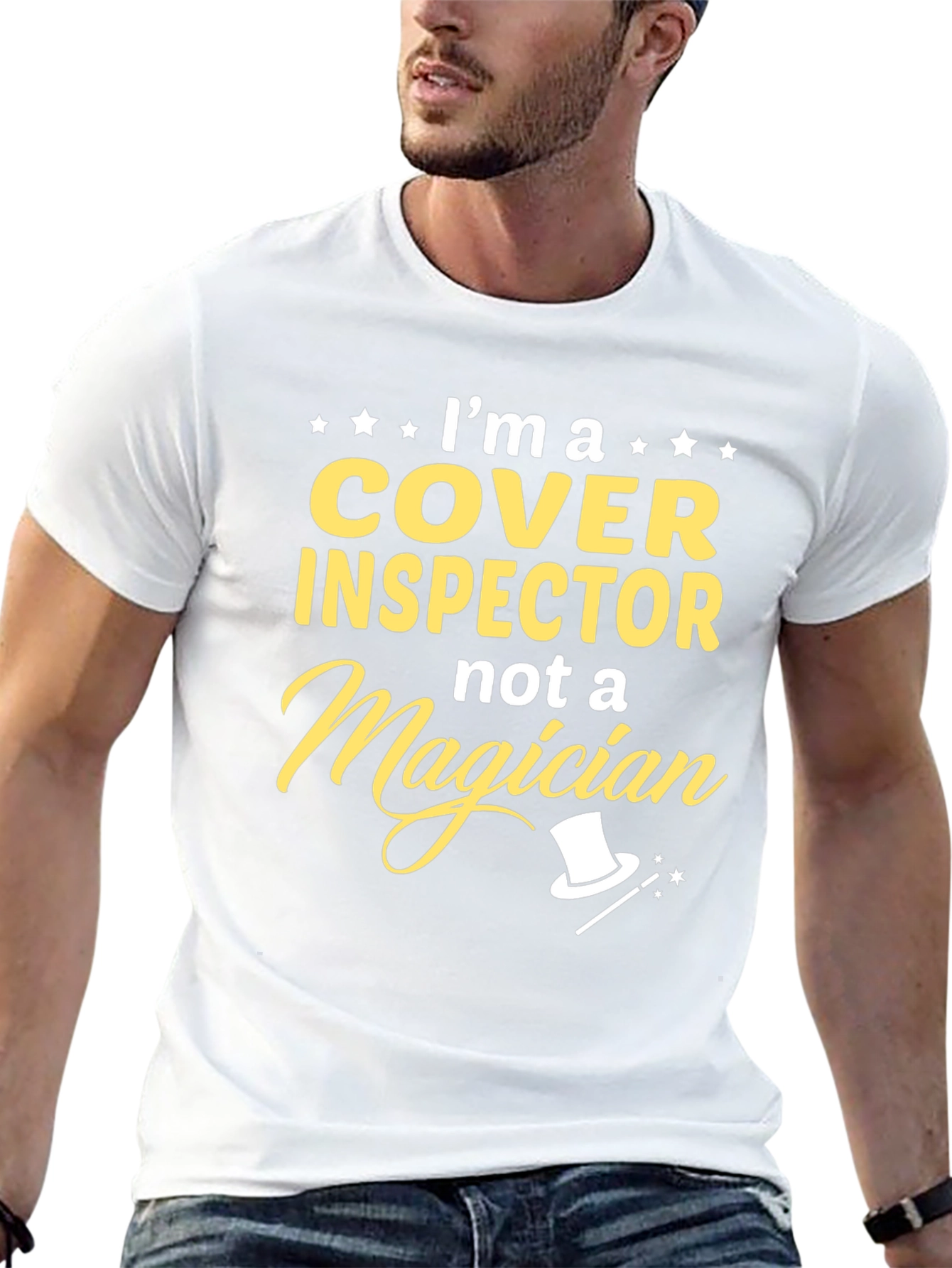 Cover Inspector T-Shirt Funny Job Gift Tee
