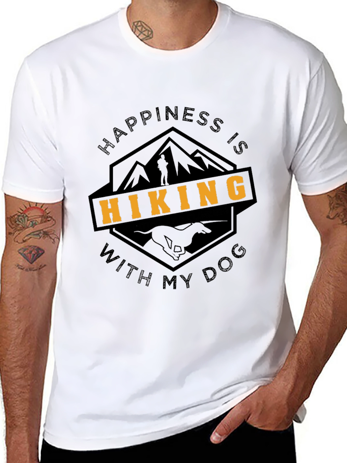 Hiking with My Dog T-Shirt