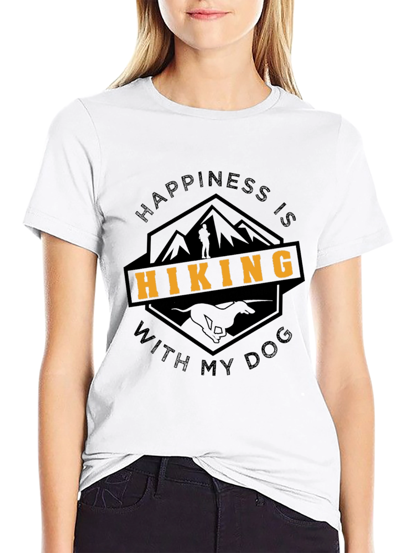 Hiking with My Dog T-Shirt